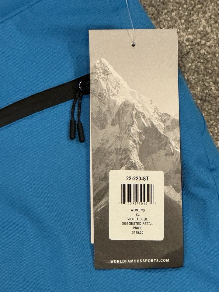 NUEVO CON ETIQUETAS Pulse Trax Aislado Relajado Impermeable Snowboard Esquí Nieve Pantalones Azul XL Foto 3 de 4