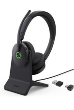 Yealink BH74 ANC Bluetooth Headset Microphone with Charging Stand, 65HR Battery