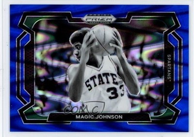 2024 Prizm Draft Picks Blue Seismic Variations 76/149 Magic Johnson #23 HOF 1in8