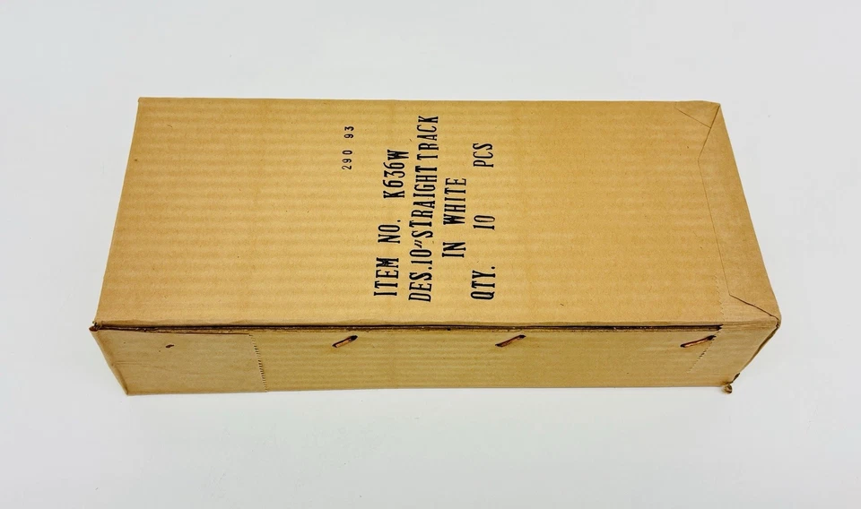 K-Line O White 10" Straight Track 10pcs Christmas Girls Set K636W New Sealed - Image 2 of 4