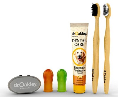 Dental Toothbrush Kit for Dogs & Cats Finger Brush for Small Pets and Soft br...
