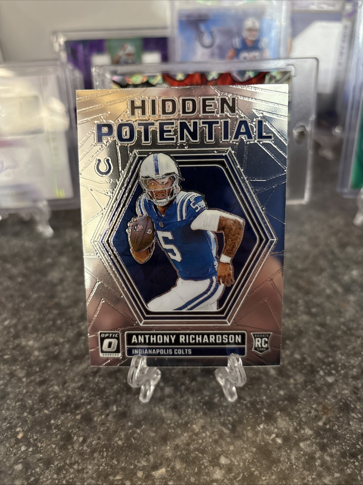 2023 Donruss Optic Hidden Potential #HP-AR Anthony Richardson RC Rookie Colts