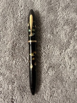 Sheaffer Vintage Ebonized Pearl Fountain Pen Feathertouch 5 Nib