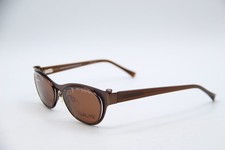 NEW TAKUMI TK931 10 BROWN POLARIZED AUTHENTIC DESIGNER CLIP-ON SUNGLASSES 49-18