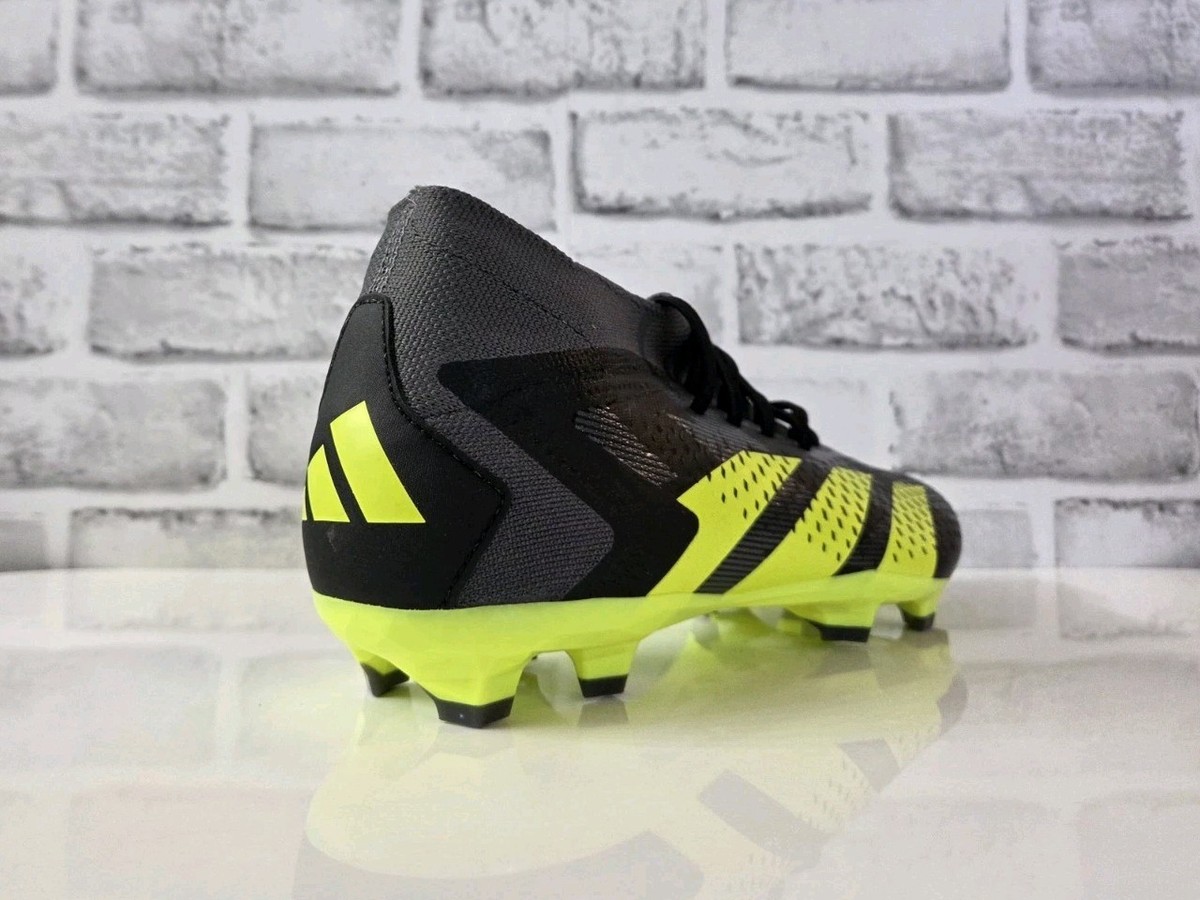 Adidas Predator Accuracy.2 FG Soccer Cleats Black Volt IG0781 Men\'s Size 8.5 adidas Predator Accuracy.2 FG Soccer Cleats Black Volt  main image 4
