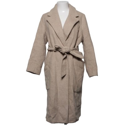 MaxMara, Mantel, Damen, Größe: L, Beige, Polyester, Fischgräte, Tweed #73d