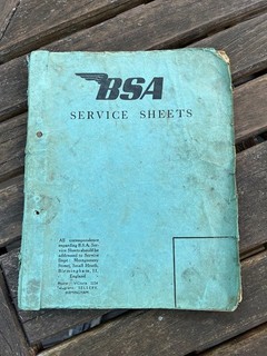 BSA Bantam D1 & D3 Factory Service Sheets. 503 to 512 514 705/8/9. 15 sheets