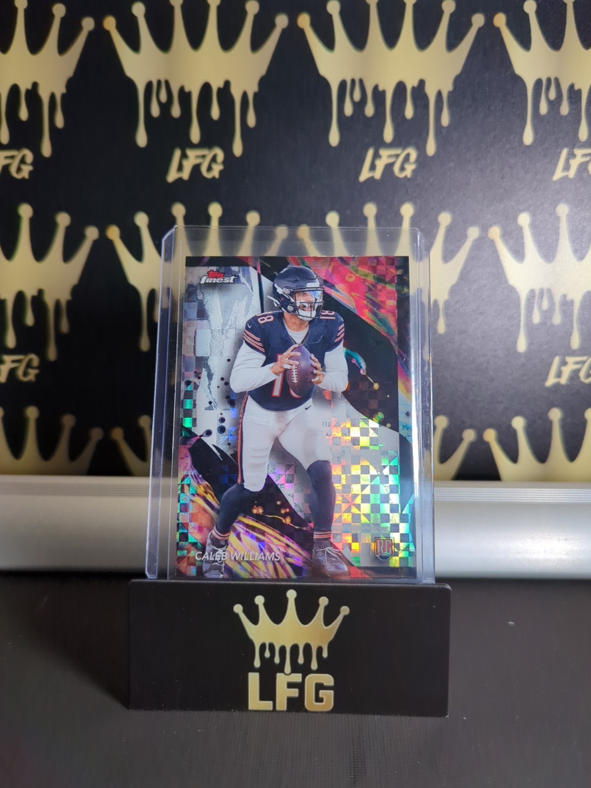 2024 Topps Finest - Uncommon Caleb Williams #161 Checkerboard Refractor (RC)