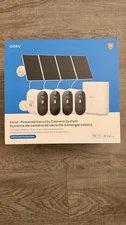 AOSU SolarCam Pro System 4-Pack C7P2BH11 Solar Powered Security Camera 2K