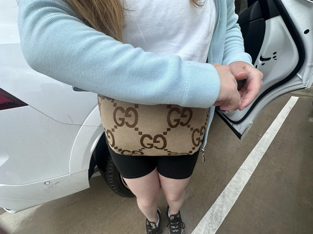 Gucci Jumbo GG Monogram Belt Bag 3466333 Crossbody
