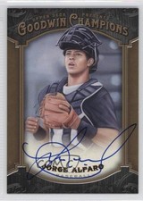 2014 Upper Deck Goodwin Champions Jorge Alfaro #187 Auto 1l3