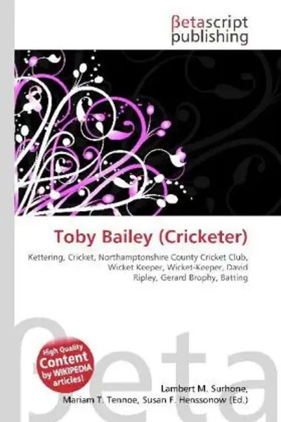 Toby Bailey (Cricketer) Lambert M. Surhone (U. A.) Taschenbuch Englisch 2026-image