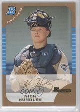 2005 Bowman Draft Gold Nick Hundley #BDP90 0c4
