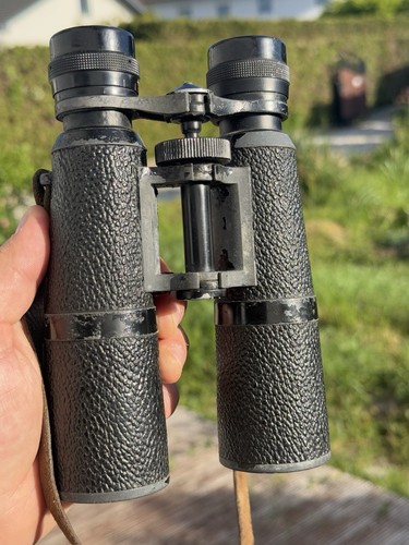 Seltene Alte Fernglas HENSOLDT WETZLAR Jagd Dialyt 6x42 mit Koffer - Bild 13 von 24