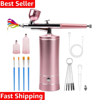 #ad #ad High Pressure Rechargeable Airbrush for Art amp; Makeup Low Noise Operation $37.99