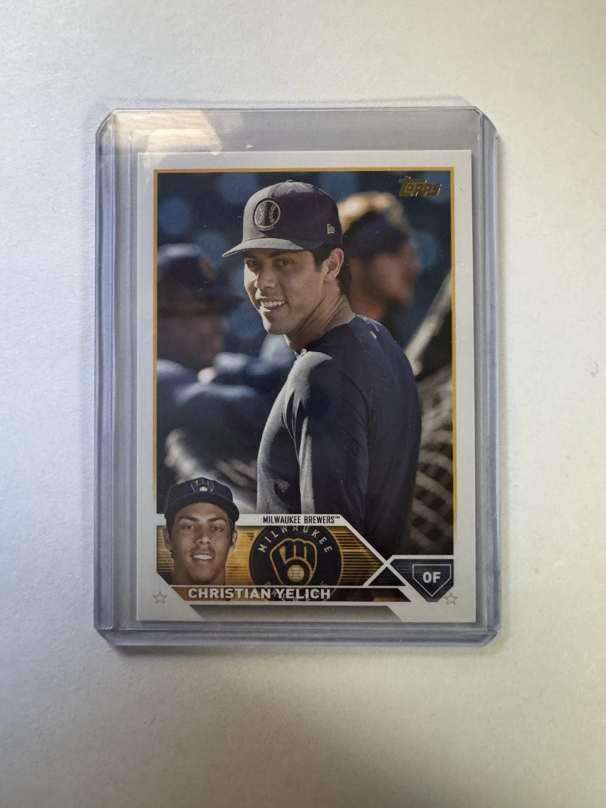 2023 Topps Christian Yelich SSP Golden Mirror Image Variation #192 Brewers
