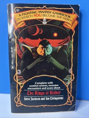 Fighting Fantasy Gamebook THE RINGS OF KETHER #15 Steve Jackson Ian Livingstone