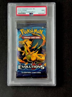 2016 Pokemon USA   Charizard  EVOLUTIONS Booster / Englisch / PSA 9