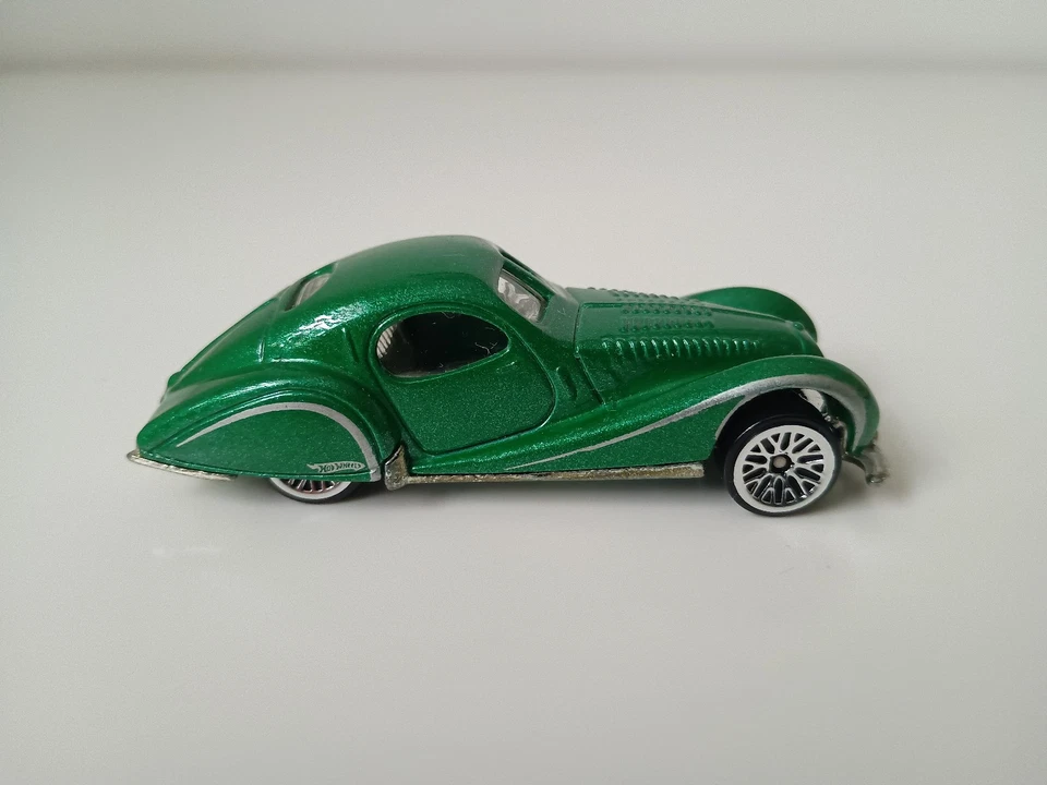 Hot Wheels Mainline - Talbot Lago - 2005 - 157 - Modell Modellauto Oldtimer Grün - Bild 4 von 4