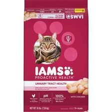 Iams Proactive Health Urinary Tract Formula 16 Lb. Chicken Flavor Adult Dry Cat