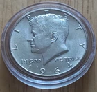 90% Silver 1964 D JFK Kennedy Half Dollar Brilliant Uncirculated (BU)