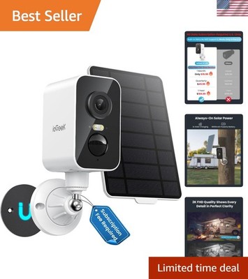 Color Night Vision Cellular Security Camera   Perfect for Off-Grid Surveillance!