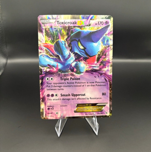 Pokemon TCG Toxicroak - 41/106- EX - XY - Flashfire (FLF)