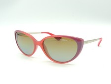 Vogue 2757 S 1999 T5 Cat Eye Purple Red Polarized Sunglasses 57 16 135