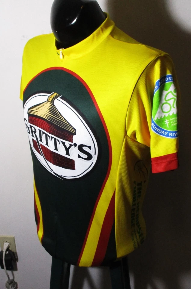 Jersey de ciclismo MT BORAH amarillo 3/4 cremallera para hombre talla L nuevo sin etiquetas Foto 4 de 4