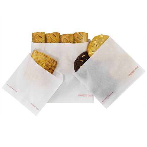 Thank You Kraft Paper Bags for Food Vegetables Grocery Gift Bag - All Sizes - Picture 2 of 5