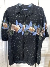 Vintage 90s Puritan Button Up Shirt Men  s Hawaiian Tropical Vacation X-Large