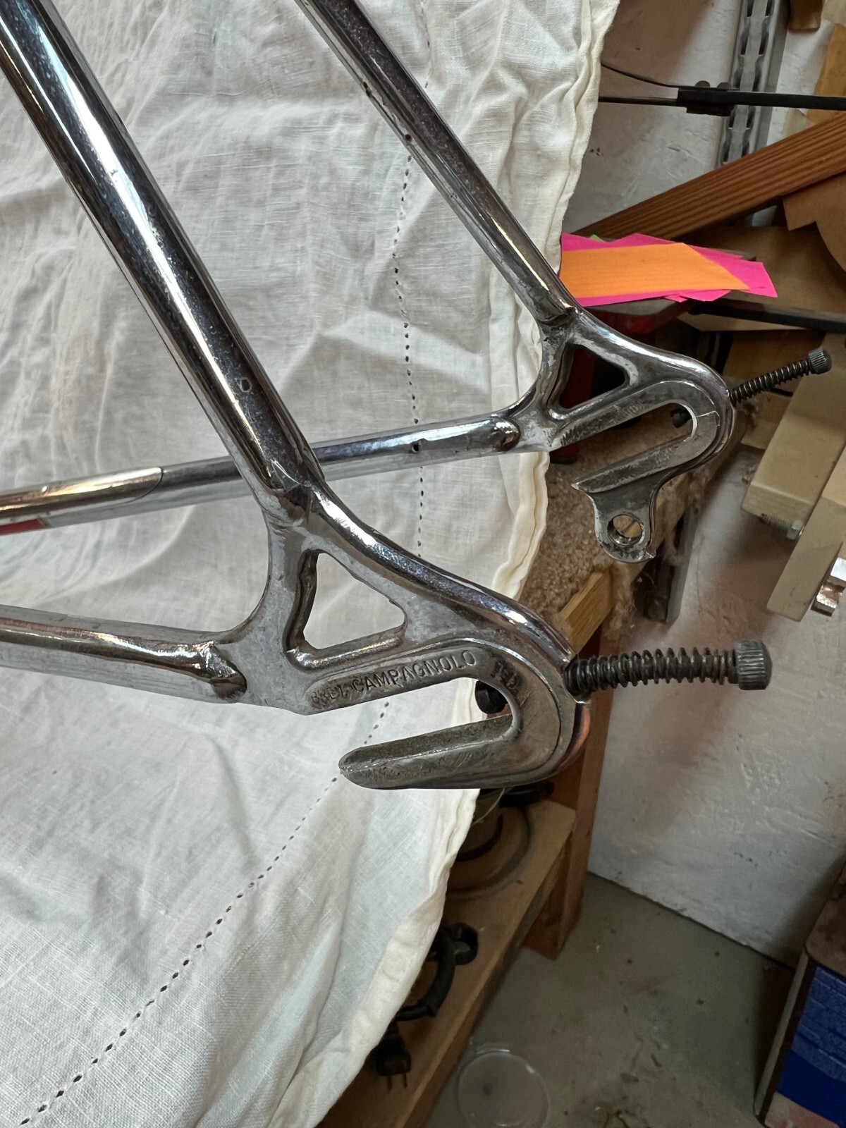 Vintage Raleigh Road Bike Frame 53c Steel Campagnolo Lugs L' Eroica eBay