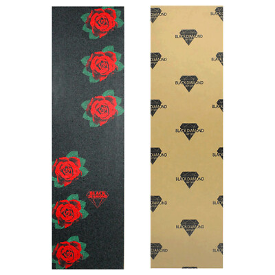 Black Diamond Grip Skateboard Graphic Griptape Sheet 9'' x 33'' Pro Grip Tape