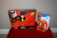 Bundle Disney : Free BONUS Figure  INCREDIBLES 2 MUSCLE SUIT costume W/ Sounds