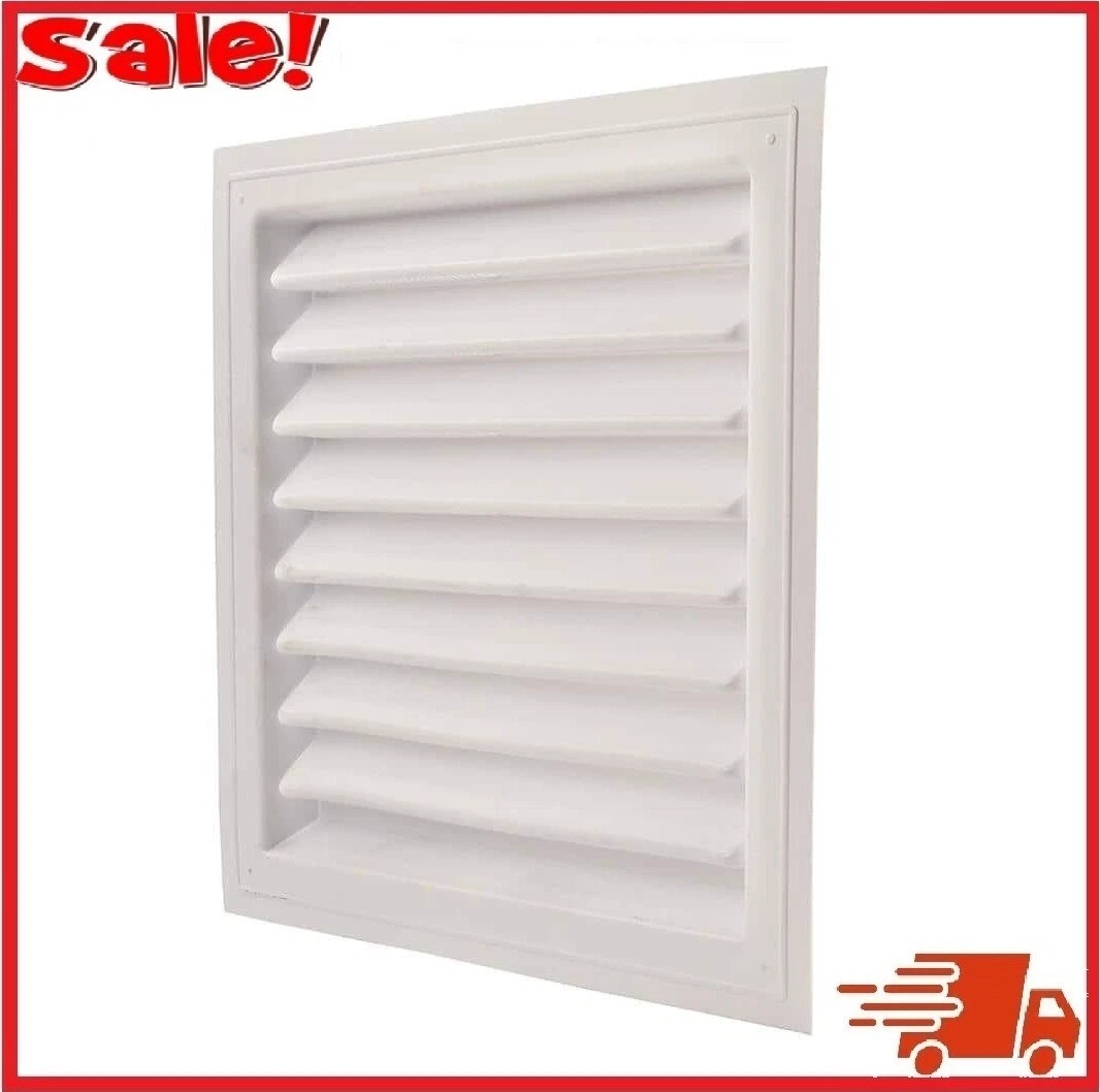 18 in. x 24 in. Plastic Wall Louver Static Vent in White | eBay