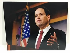 MARCO RUBIO SIGNED AUTOGRAPH 8X10 PHOTO PRESIDENTIAL CANDIDATE USA SENATOR COA