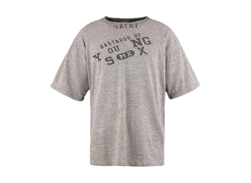 Camiseta gris joven SAINT Mxxxx x BerBerJin SS Foto 2 de 2