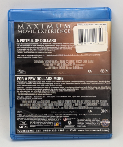 Man With No Name Double Feature Fistful of Dollars/For a Few More Dollars 2011 - Picture 2 of 4