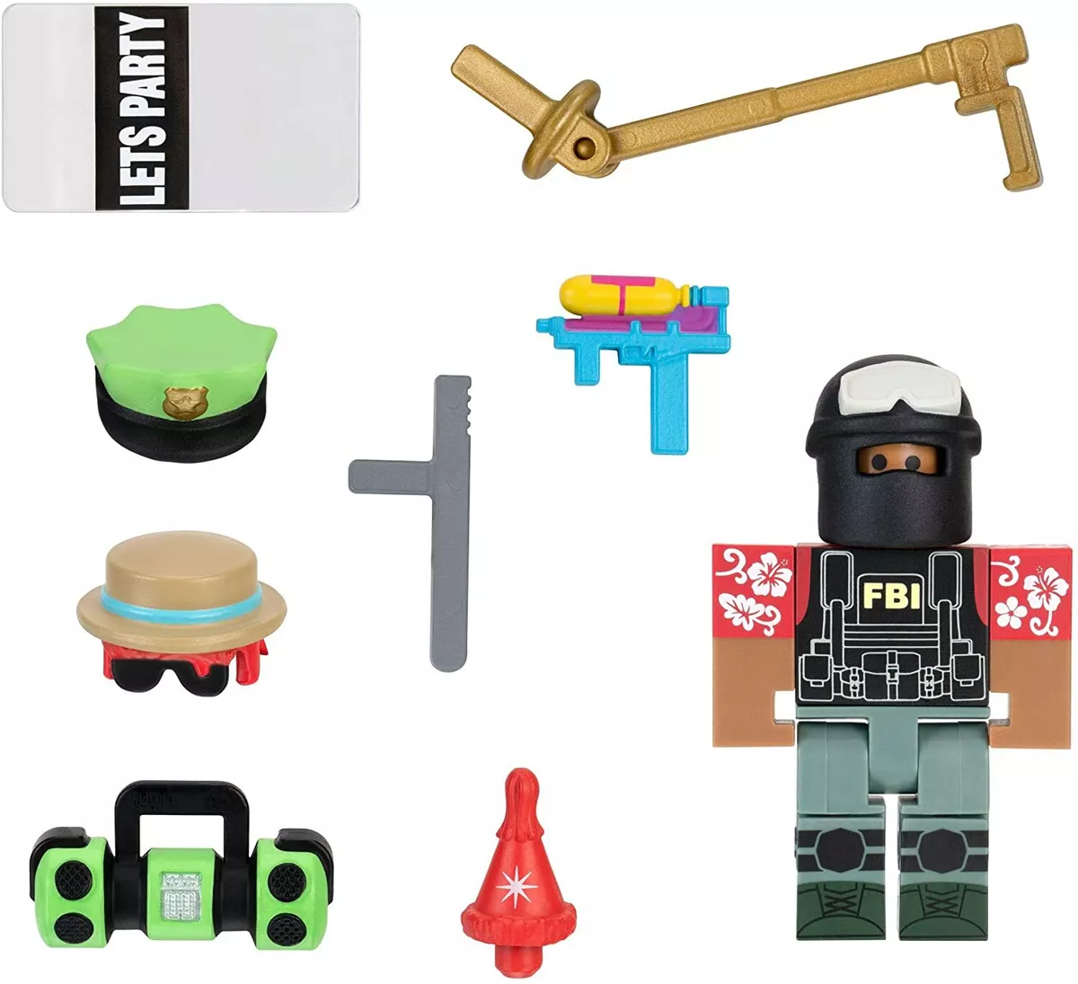 Roblox Avatar Shop Series Collection - Bacon Hair Branding Emergency Figure  Pack [Includes Exclusive Virtual Item] 