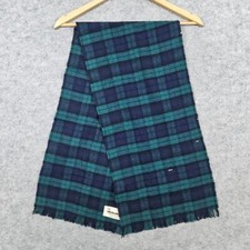 Highlands Scarf/Wrap 100 Pure New Wool Tartan Plaid Scotland 50x12 HOLES Fringe