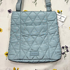 Vera Bradley Ultralight Hipster Crossbody Vintage Denim Light Teal MSRP 95 NWT