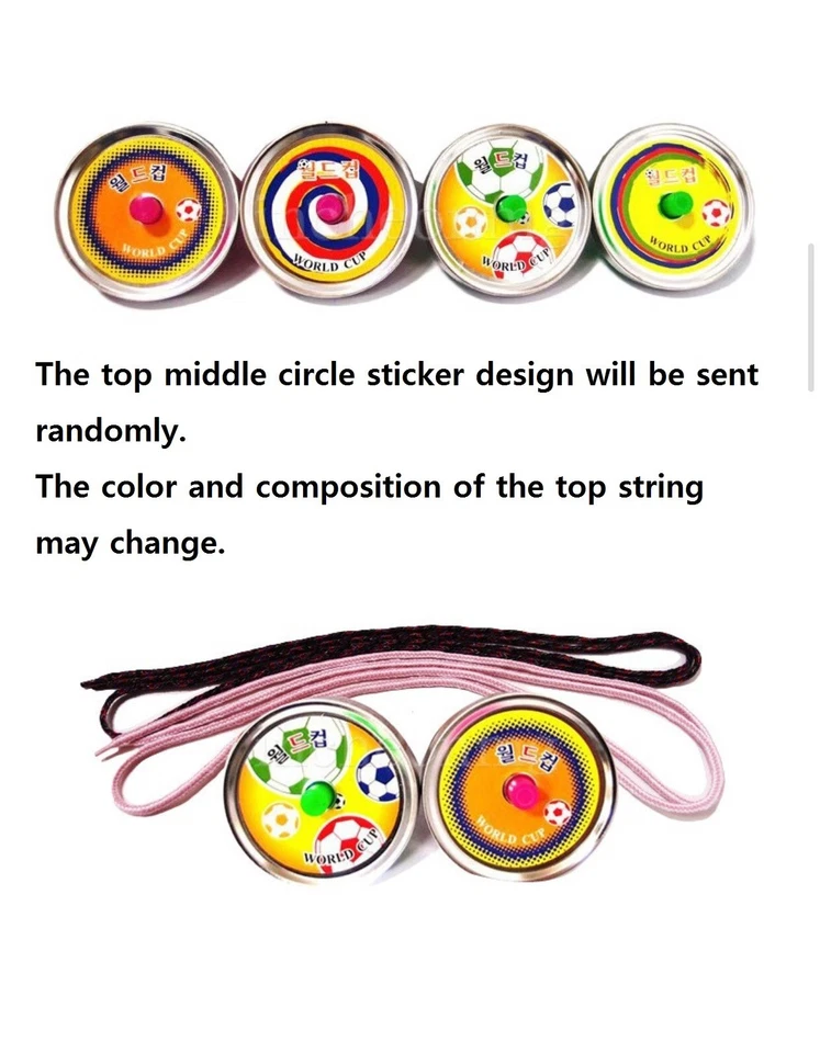Traditional Korean Game String Spinning Top (Pang-i)Squid Game2 (Random Color) - Image 2 of 4