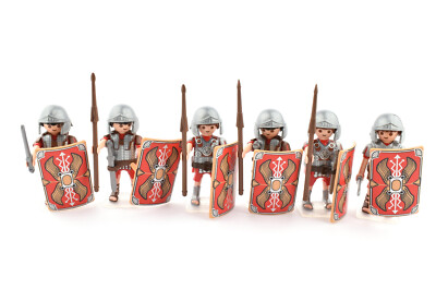 Playmobil figure x soldati romani legionari esercito