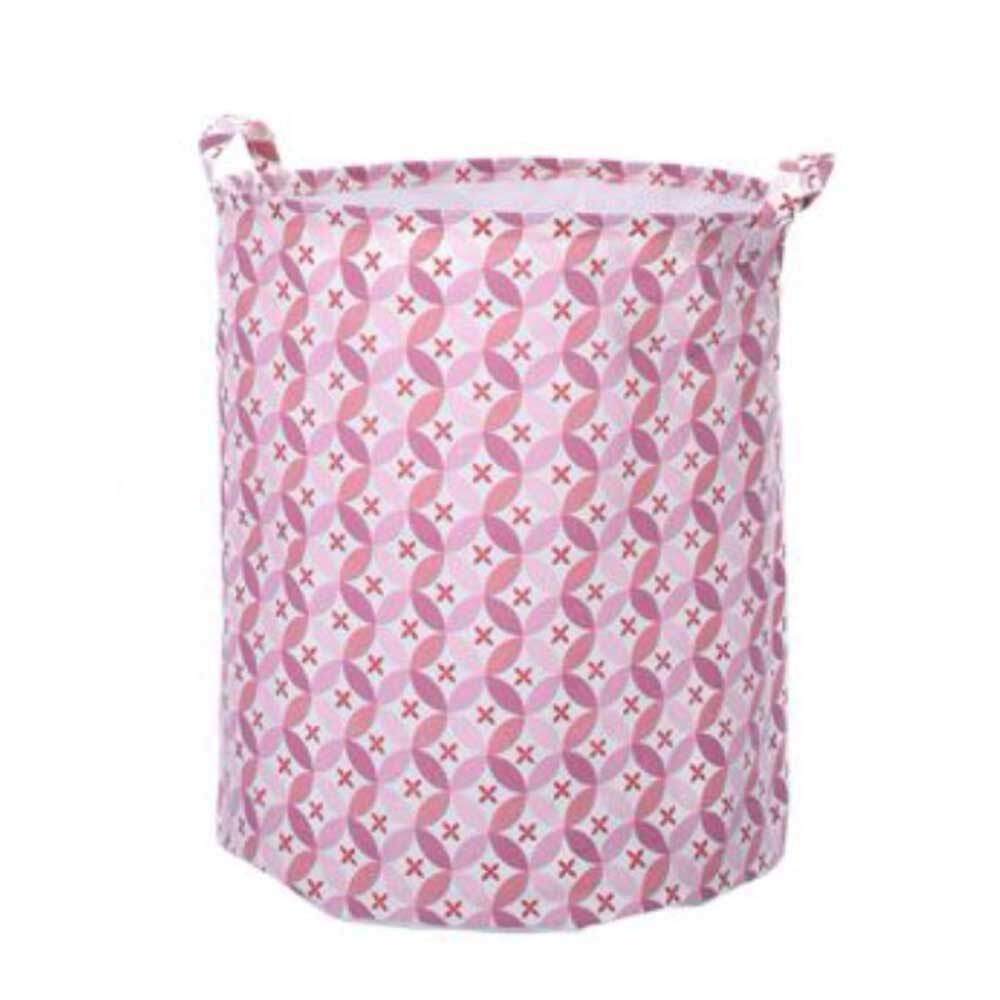 Cesto portabiancheria in tessuto con manici sacca pieghevole da bagno 40x50 cm