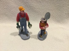 Vintage Lemax Christmas Accessories Village Figurines “Tapping Maple Syrup”