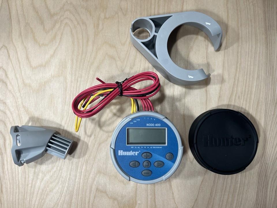 Hunter Sprinkler NODE400 Controller Irrigation Timer 4Station Zone eBay