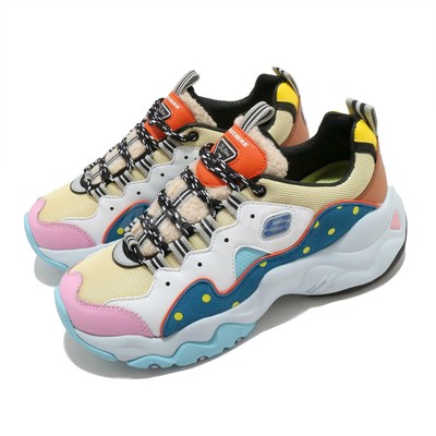 skechers d'lites 2 mens orange