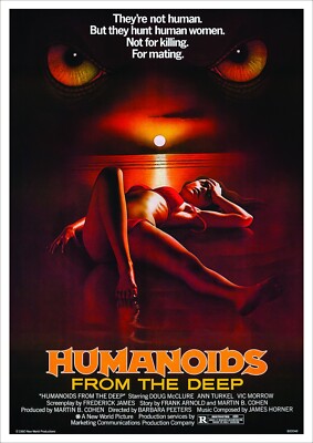 Humanoids from the Deep Movie POSTER (1980) Horror / Sci-Fi Filmplakat 