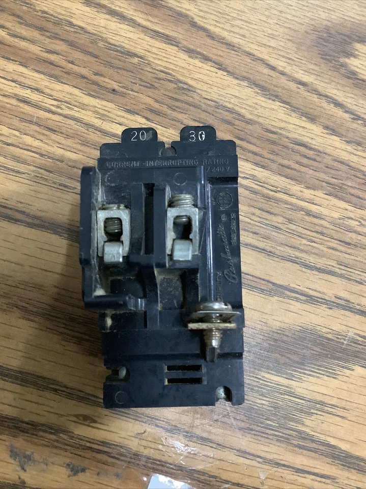 PUSHMATIC Siemens ITE Gould 20 30 Amp Doble Duplex BREAKER P2030 Foto 2 de 4