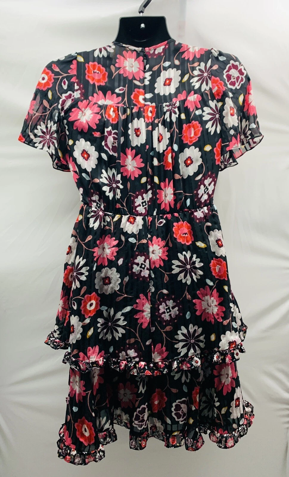 Abito da donna Kate Spade New York Casa Flora A Line nero rosa taglia 4 10727805